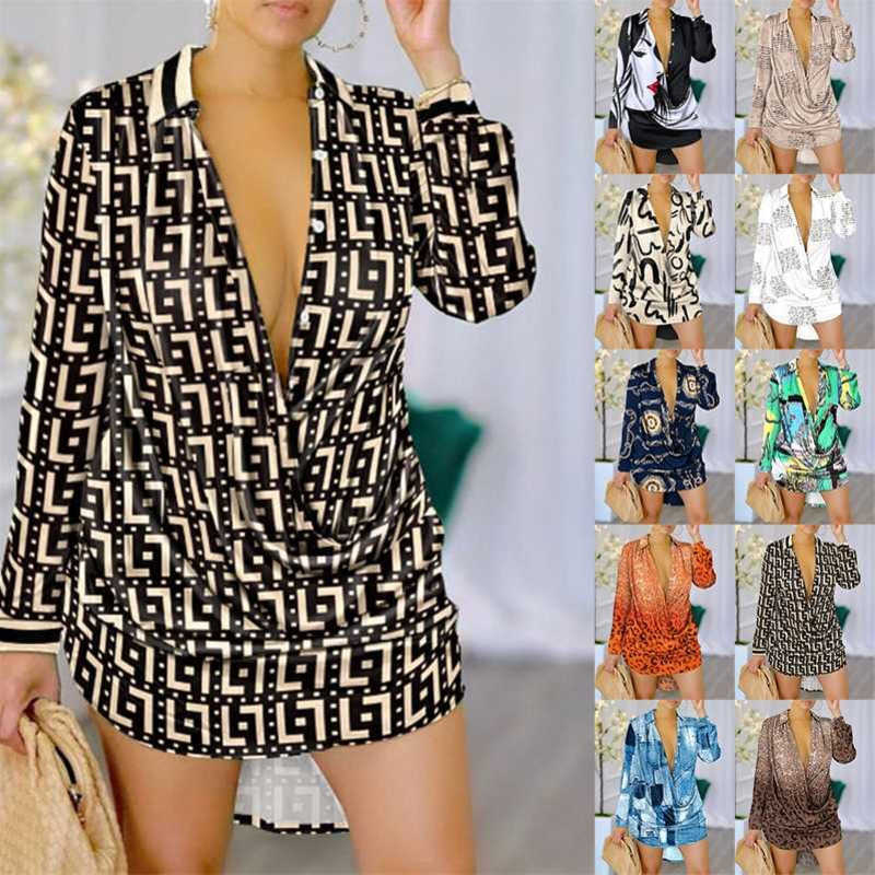 Retail 2023 Spring Summer Designer Casual Women Dresses Sexy Fashion Printed Dress Long Sleeve Botton Shirt Dress Tops, Color
Retail 2023 Spring Summer Designer Casual Women Dresses Sexy Fashion Printed Dress Long Sleeve Botton Shirt Dress Tops, Color