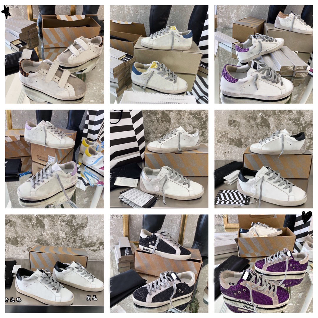 Designer ggdbs Men Women Shoes Luxury Italy Platform Sneakers White Silver Black Leather Classic Do-old Dirty Style arder Sports Trainers Skateboard shoes, Colour21
Designer ggdbs Men Women Shoes Luxury Italy Platform Sneakers White Silver Black Leather Classic Do-old Dirty Style arder Sports Trainers Skateboard shoes, Colour21