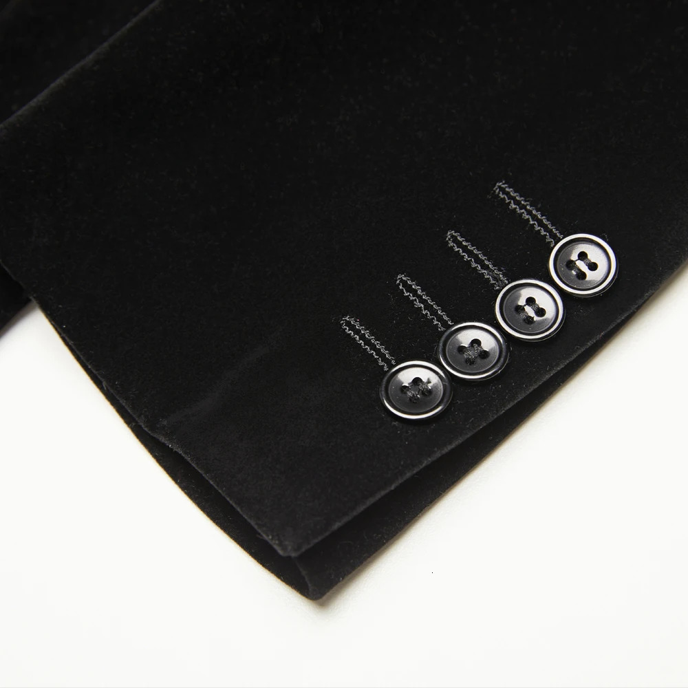 Men's Suits Blazers Men's Suits Embroidered Shawl Lapel Groom Wedding Tuxedos Male Prom Blazers Slim Fit Costume Homme Prom Po Suit Party Tu