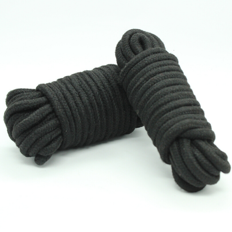 Cockrings 5m 10m 20m Cotton Rope Female Adult Sex products Slaves BDSM Bondage Soft Games Binding RolePlaying Toy 230411