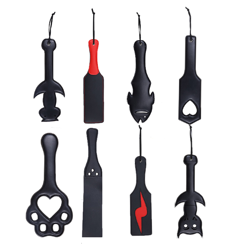 Adult Toys Multiple style leather whip beat Spanking Paddle Slave Spanker BDSM fetish Couple cosplay game SM Flirting sex Toy 230411