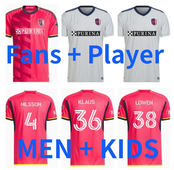 MLS 2023 2024 St. L ouis City SOCCER JERSEYS NEW st Louis''RED' SC NILSSON 4 KLAUSS 36 NELSON GIOACCHINI VASSILEV BELL PIDRO FOOTBALL SHIRT player version fan men kids kit, 23/24
MLS 2023 2024 St. L ouis City SOCCER JERSEYS NEW st Louis''RED' SC NILSSON 4 KLAUSS 36 NELSON GIOACCHINI VASSILEV BELL PIDRO FOOTBALL SHIRT player version fan men kids kit, 23/24