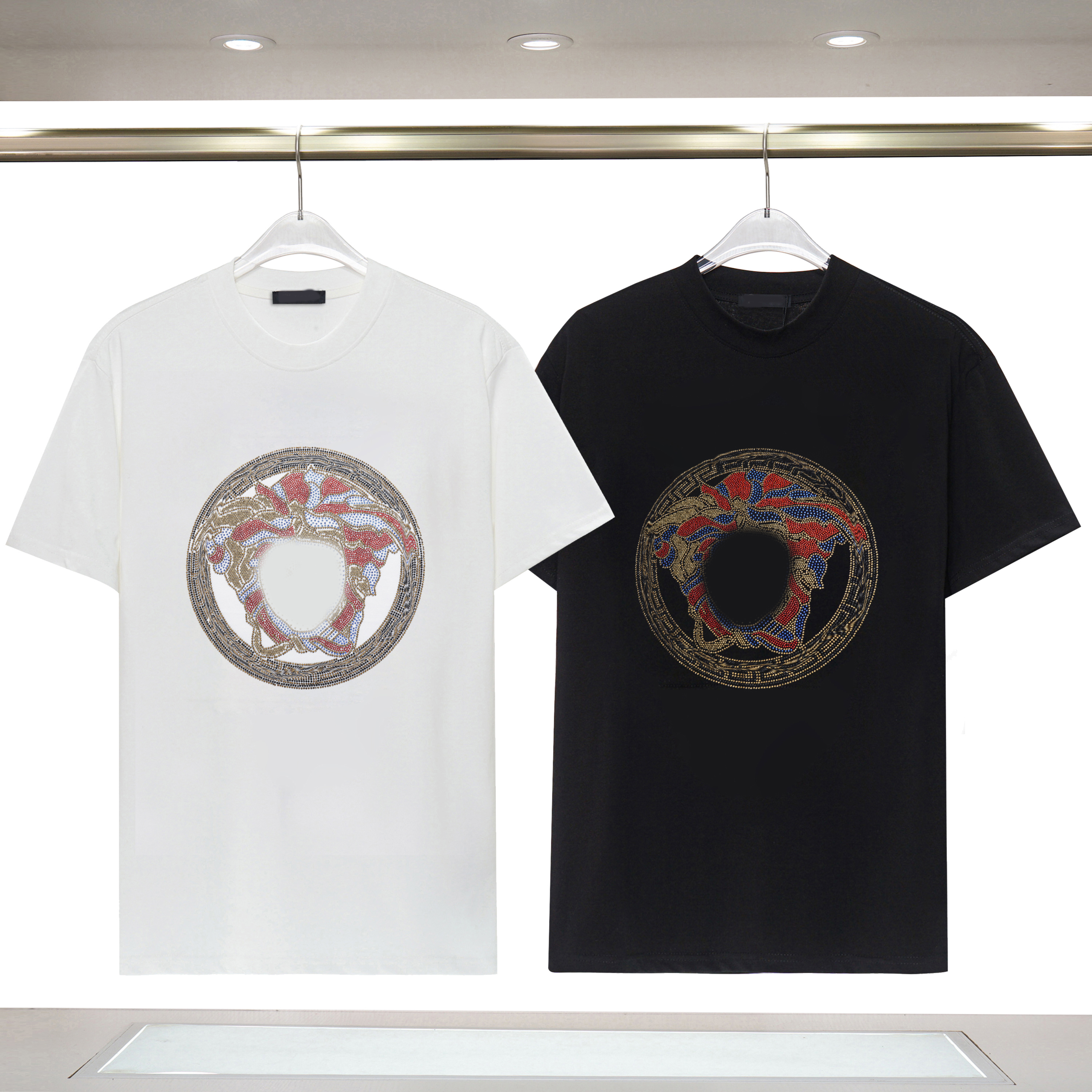 2023 summer new men's fashion spring and summer trend fashion hot drill flowers and birds beautiful head print short sleeve T-shirt bright drill, Black
2023 summer new men's fashion spring and summer trend fashion hot drill flowers and birds beautiful head print short sleeve T-shirt bright drill, Black