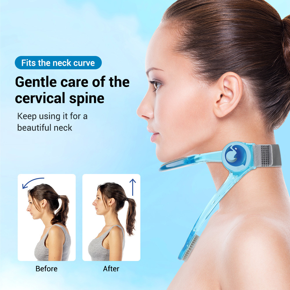 Back Massager Neck Brace Cervical Traction Device Posture Corrector Cervical Collar Cervical Neck Braces Neck Support Correct the Forward Head 230411