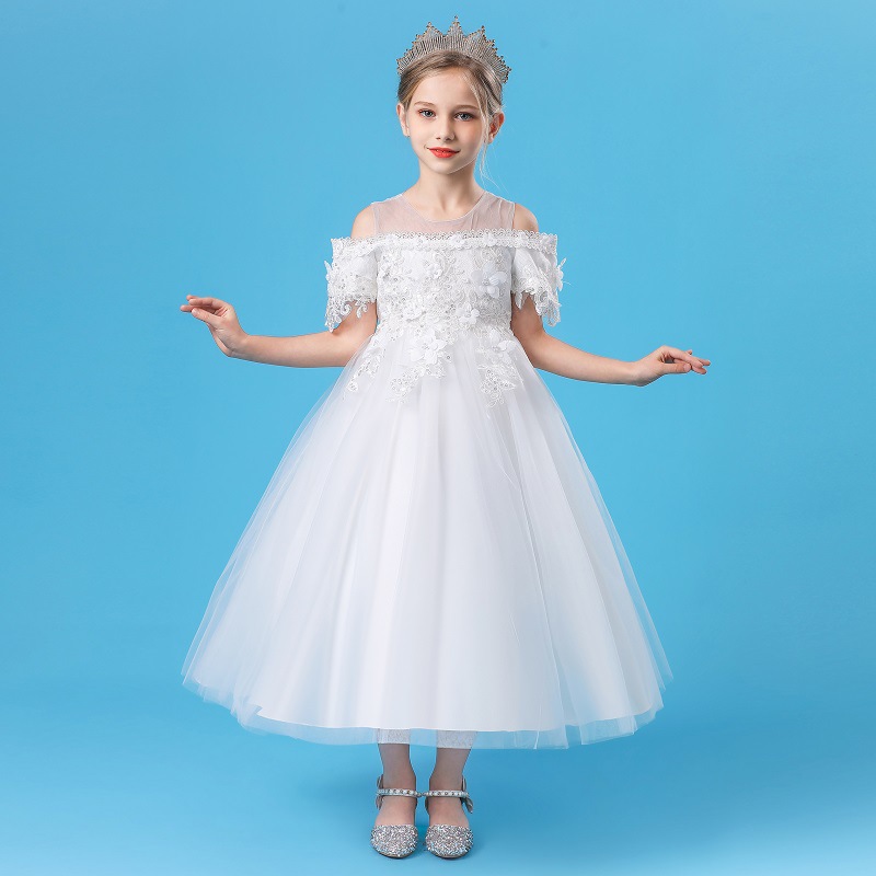 Wedding dresses The new children's princess dress lace a word shoulder princess dress, Bordeaux red
Wedding dresses The new children's princess dress lace a word shoulder princess dress, Bordeaux red