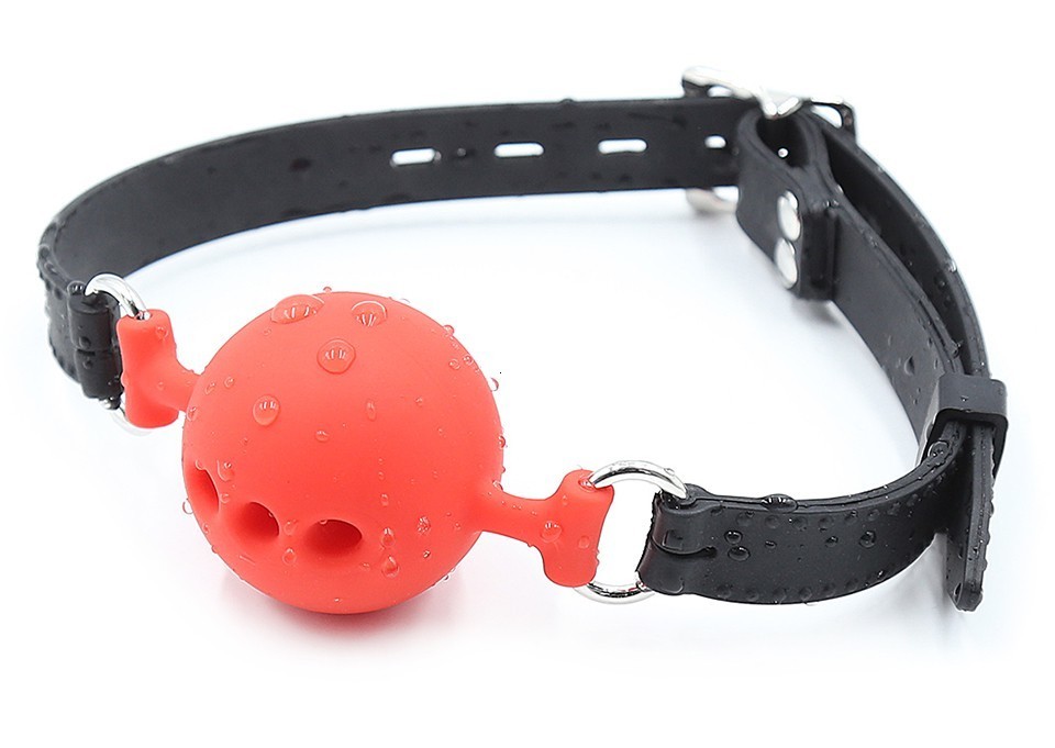 Adult Toys Soft Silicone Gag Ball BDSM Oral Bondage Gear Fetish Open Mouth Breathable Sex For Couples Cosplay Slave Exotic Accessories 230411