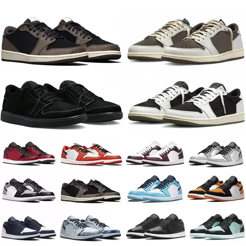 Jumpman 1 low Basketball Shoes Travis Scotts Black Phantom Sail Olive Reverse Mocha Dark fragment 1s Wolf Grey Sports Sneakers for Men, Box
Jumpman 1 low Basketball Shoes Travis Scotts Black Phantom Sail Olive Reverse Mocha Dark fragment 1s Wolf Grey Sports Sneakers for Men, Box