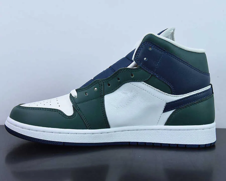 2023 Basketball Shoes Jumpman 1 Mid Noble Green Midnight Navy 1s Sports Outdoor Sneakers Whit Box
2023 Basketball Shoes Jumpman 1 Mid Noble Green Midnight Navy 1s Sports Outdoor Sneakers Whit Box