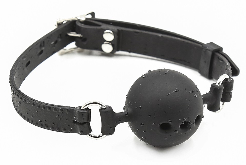 Adult Toys Soft Silicone Gag Ball BDSM Oral Bondage Gear Fetish Open Mouth Breathable Sex For Couples Cosplay Slave Exotic Accessories 230411