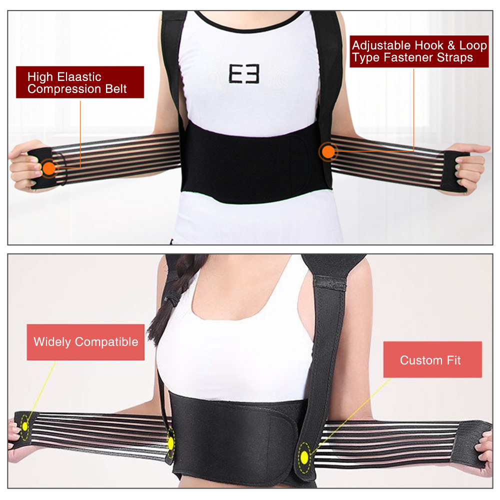 Other Massage Items Self-heating Magnetic Therapy Belt Lumbar Posture Corrector Shoulder Back Support Waist Brace Vest Pain Relief Body Massager 23041