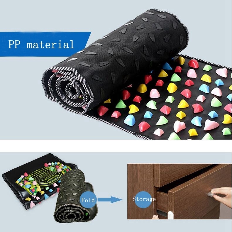 Full Body Massager Simulation Cobblestone Foot Mat Home Comfortable Cushion Gravel Road 3570120140175cm35cm 230411