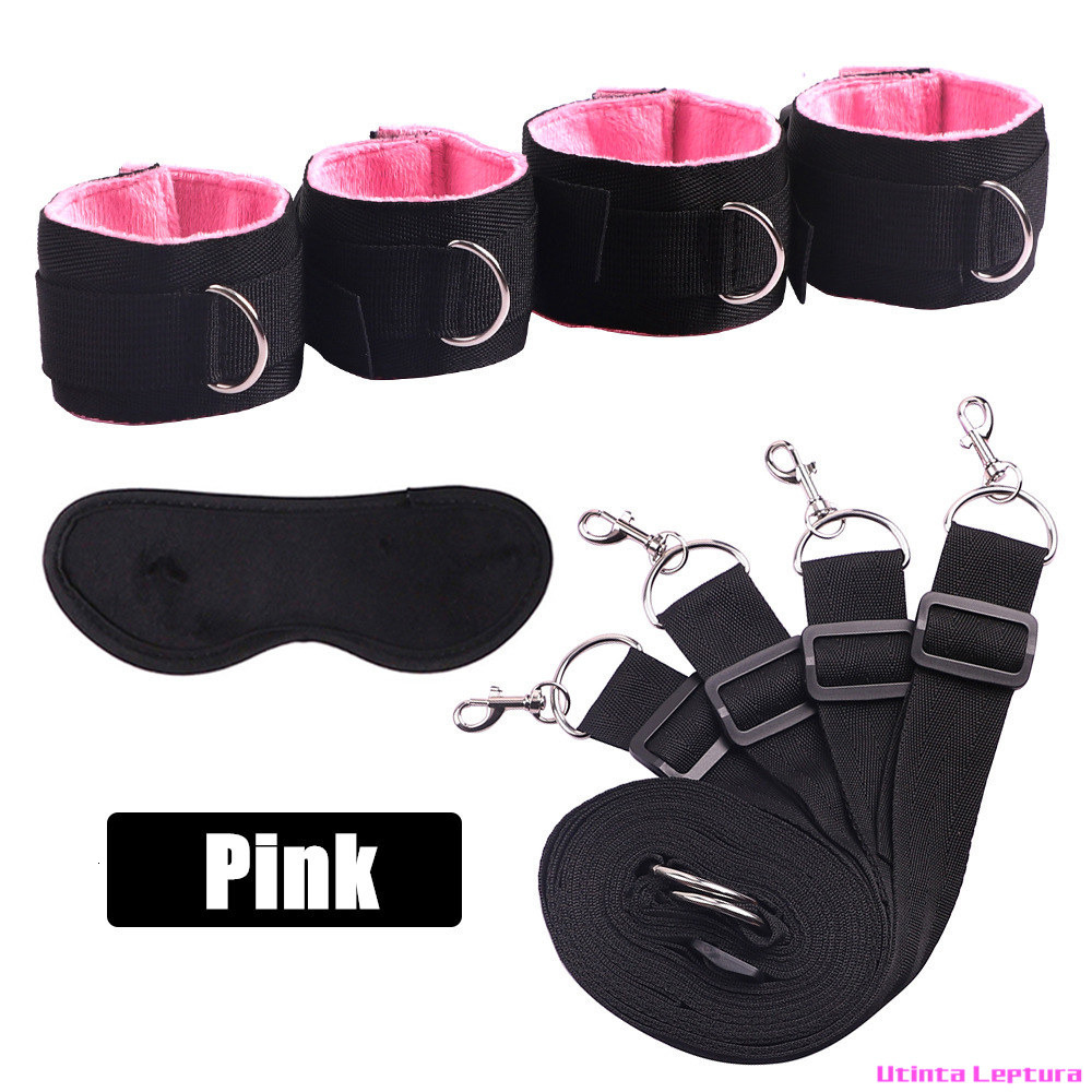Adult Toys Sex Tools for BDSM Bondage Restraint S M Fetish Games Set Vibrator Handcuffs Ankle Bed Kits Couples 230411