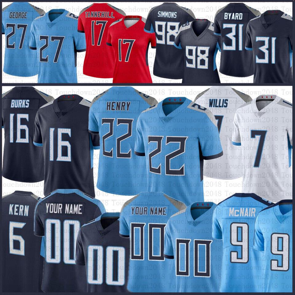 Derrick Henry Treylon Burks Jeffery Simmons Custom Football Jerseys Kevin Byard Malik Willis Eddie George Steve McNair Kyron Brown Ryan Tannehill Ryan Stonehouse, Mens 
Derrick Henry Treylon Burks Jeffery Simmons Custom Football Jerseys Kevin Byard Malik Willis Eddie George Steve McNair Kyron Brown Ryan Tannehill Ryan Stonehouse, Mens