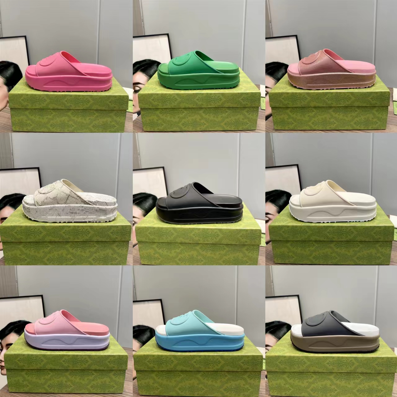 women designer slipper slides sandal flat summer sandles shoes men classic brand beach casual woman outside slippers sliders beach sandals 10A, Color8
women designer slipper slides sandal flat summer sandles shoes men classic brand beach casual woman outside slippers sliders beach sandals 10A, Color8