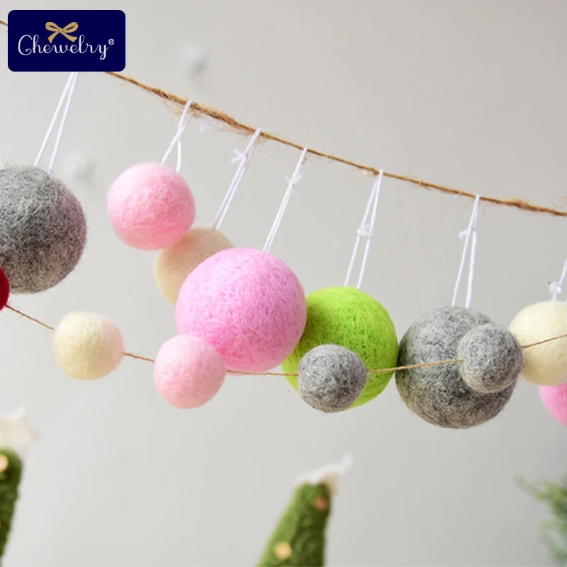 Acrylic Plastic Lucite 100PCS 20mm 100 Wool Felt Balls DIY Hanging Accessories Candy Color Pom Ball For Kids Party Crafts Children's Toys 231110