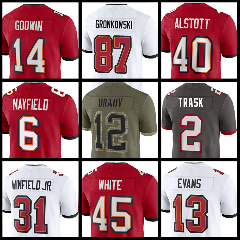 6 Baker Mayfield Tampaes Bayes Buccaneeres Tom Brady Mike Evans Chris Godwin Devin White Kyle Trask Antoine Winfield Jr. Shaquil Barrett Lavonte David, Youth(hai dao)
6 Baker Mayfield Tampaes Bayes Buccaneeres Tom Brady Mike Evans Chris Godwin Devin White Kyle Trask Antoine Winfield Jr. Shaquil Barrett Lavonte David, Youth(hai dao)