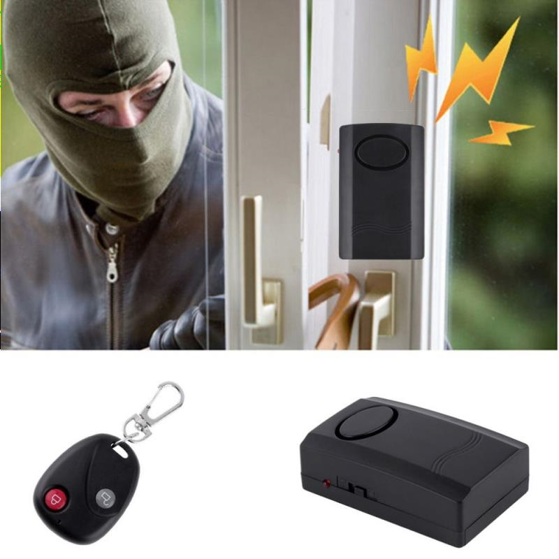 Freeshipping Wireless Remote Control Vibration Alarm Home Security Door Window Car Motorcycle Anti-Theft Security Alarm Safe System Det Fbmm