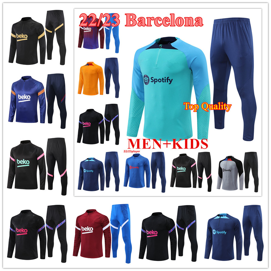 2023 Barcelona tracksuits Soccer Jersey ANSU FATI Camisetas de football LEWANDOWSKI Half Zipper Jacket TRACKSUIT chandal futbol barca SET men kids TRAINING SUIT
2023 Barcelona tracksuits Soccer Jersey ANSU FATI Camisetas de football LEWANDOWSKI Half Zipper Jacket TRACKSUIT chandal futbol barca SET men kids TRAINING SUIT