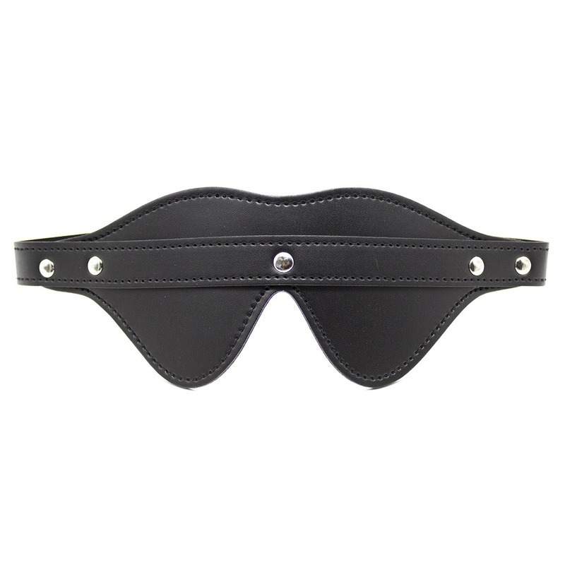 Adult Toys PU Leather Blindfold Sex Eye Mask SM Flirt Masquerade Cosplay Bondage Spanking Toy for Couples Games Erotic Accessory 230411