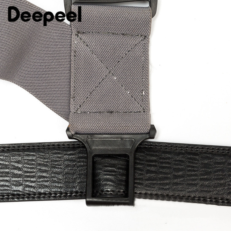 Suspenders 1pc 5cm*120cm Adult Men's Elastic Wide Braces Mens Suspenders Adjustable X Type Strap Male Jockstrap Sport Tool Work Suspender 230411