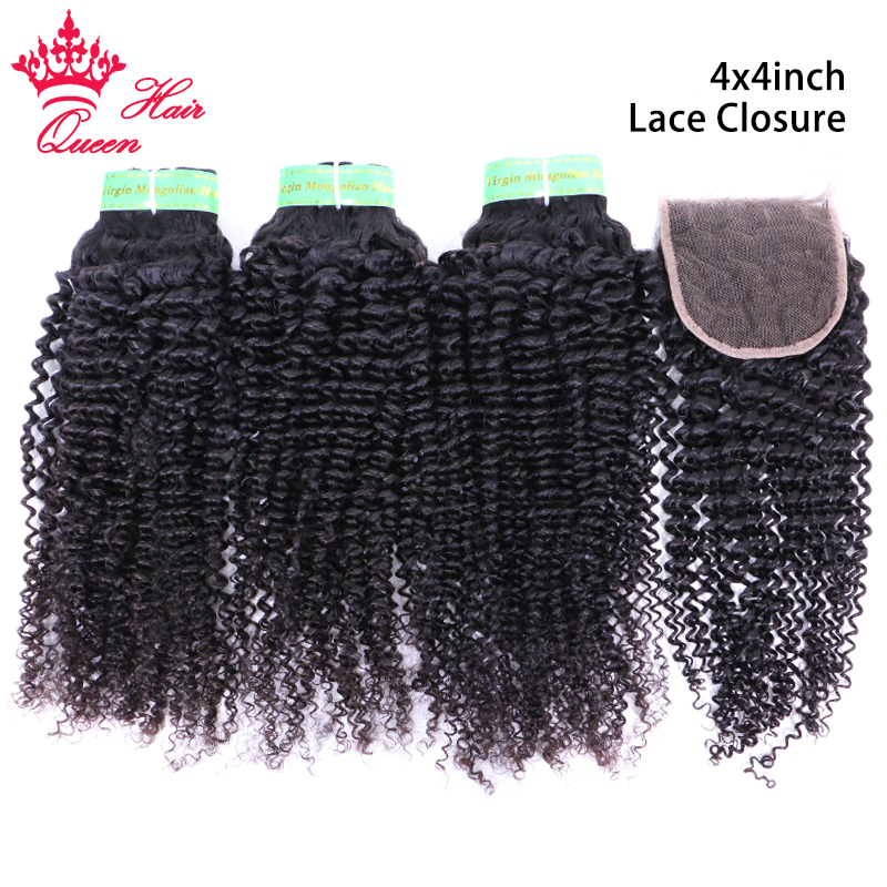 Mongolian Kinky Curly Bundles With Lace Closure 100% Human Raw Hair Bundles With Closure Virgin Hair Weaves Queen Hair Products, Natural color
Mongolian Kinky Curly Bundles With Lace Closure 100% Human Raw Hair Bundles With Closure Virgin Hair Weaves Queen Hair Products, Natural color