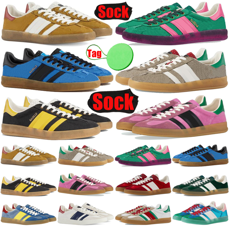 Designer Gazelle Samba Monogram OG running shoes for mens womens Gazelles Sambas Beige Black Blue pink Red Velvet trainers sports sneakers platform, #1 monogram
Designer Gazelle Samba Monogram OG running shoes for mens womens Gazelles Sambas Beige Black Blue pink Red Velvet trainers sports sneakers platform, #1 monogram
