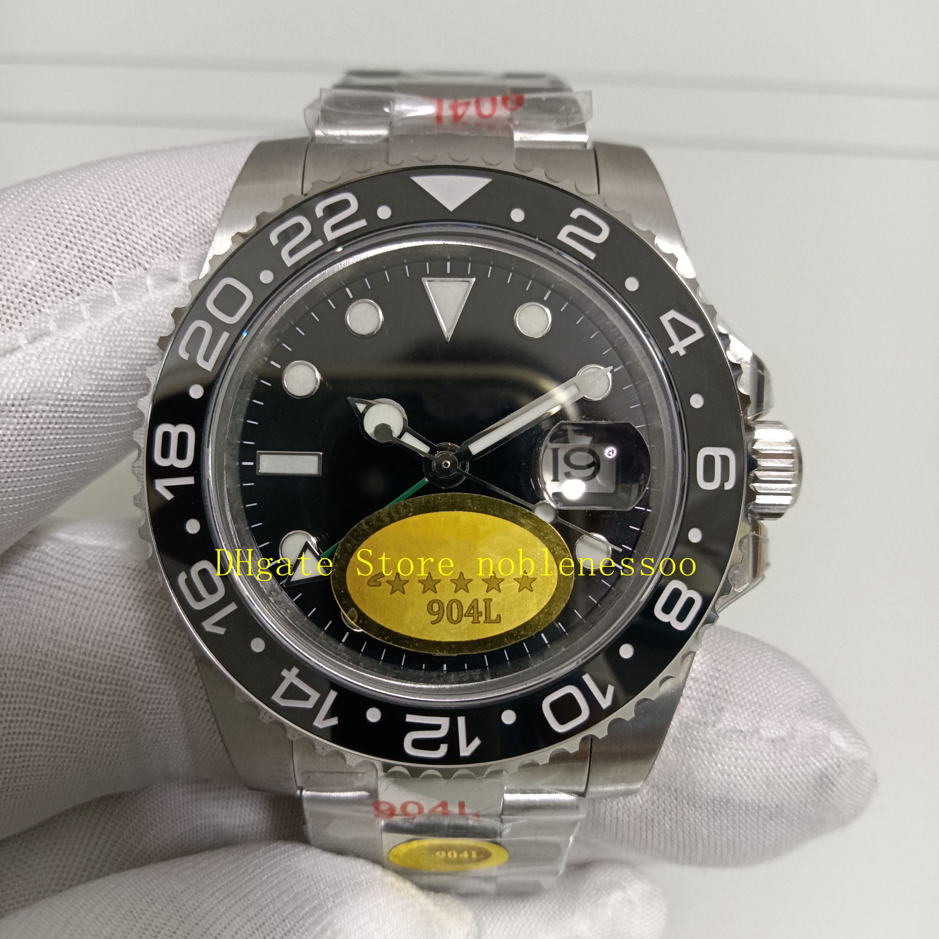 6 Color Real Photo 904L Steel Watch Men 40mm Black Dial Ceramic Bezel Yellow Gold V12 Version Cal.3186 Movement Mechanical Sport Wristwatches Watches, 01
6 Color Real Photo 904L Steel Watch Men 40mm Black Dial Ceramic Bezel Yellow Gold V12 Version Cal.3186 Movement Mechanical Sport Wristwatches Watches, 01