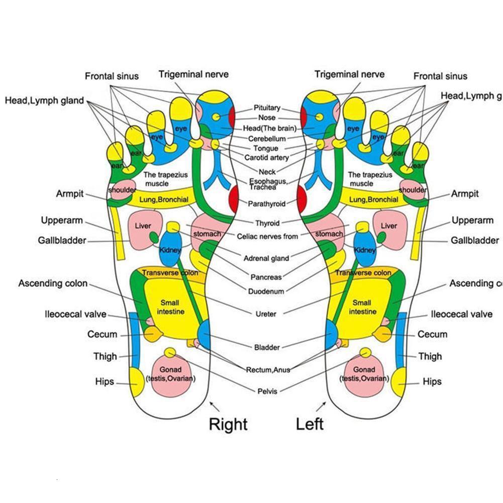 Back Massager Acupuncture Cobblestone Foot Cushion Reflexology Mat Acupoint Physical Pad Pain Relief Health Care 230411