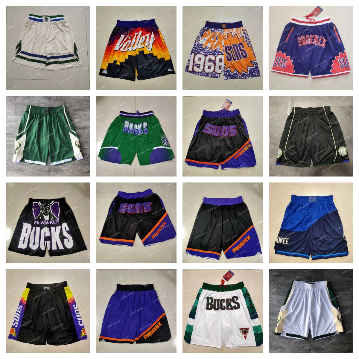 Phoenix''Suns''Black Men''NBA''Basketball Shorts Milwaukee''Bucks''Pocket Basketball Jersey Pants, #15
Phoenix''Suns''Black Men''NBA''Basketball Shorts Milwaukee''Bucks''Pocket Basketball Jersey Pants, #15