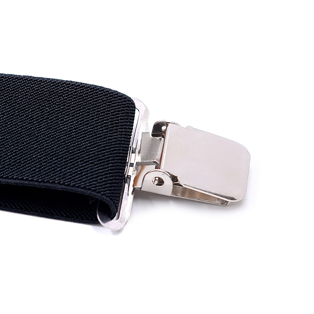 Suspenders Heavy Duty Big Size Work Suspenders for Men 5cm2 Inch Wide X Back with 4 Strong Clips Adjustable Elastic Trouser Braces Straps 230411