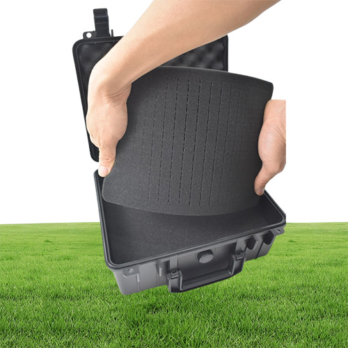 280x240x130mm Safety Instrument Tool Box ABS Plastic Storage Toolbox Sealed Waterproof Tool case box With Inside 4 color4482637