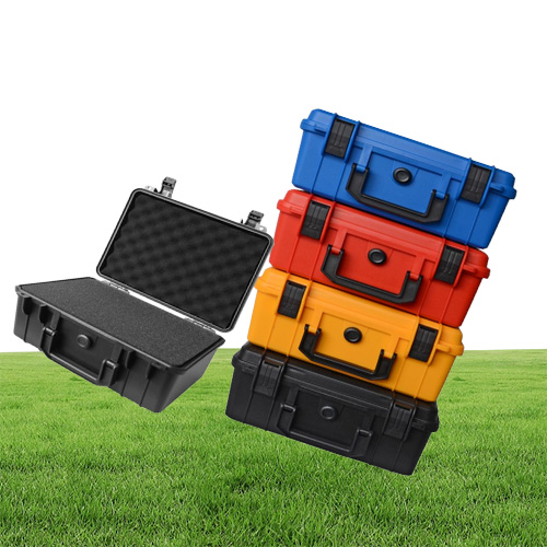 280x240x130mm Safety Instrument Tool Box ABS Plastic Storage Toolbox Sealed Waterproof Tool case box With Inside 4 color4482637