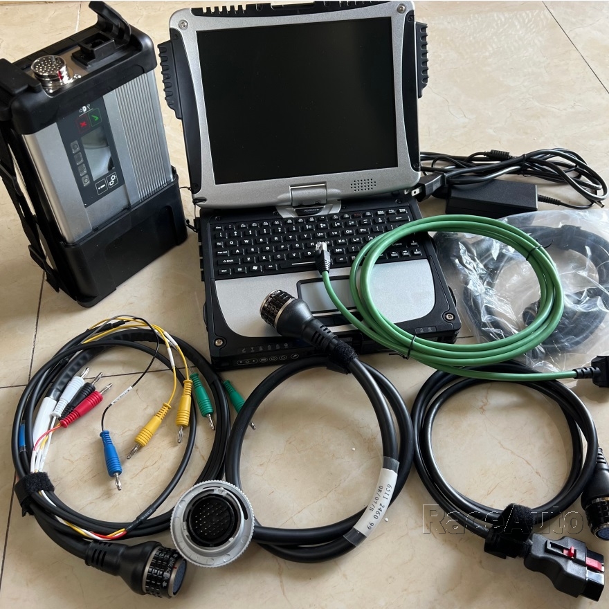 ICOM next plus MB STAR C5 car Diagnostic scanner for BMW/Ben- cars 2TB HDD in CF-19 I5 laptop ICOM +C5 sd connect tool