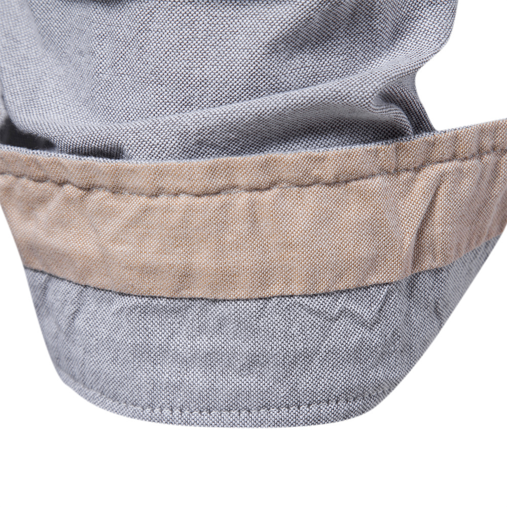 Men's Casual Shirts AIOPESON 100% Cotton Oxford Shirts for Men Solid Color Turn-down Collar Men's Shirts Summer Social Shirts Mens Clothing 