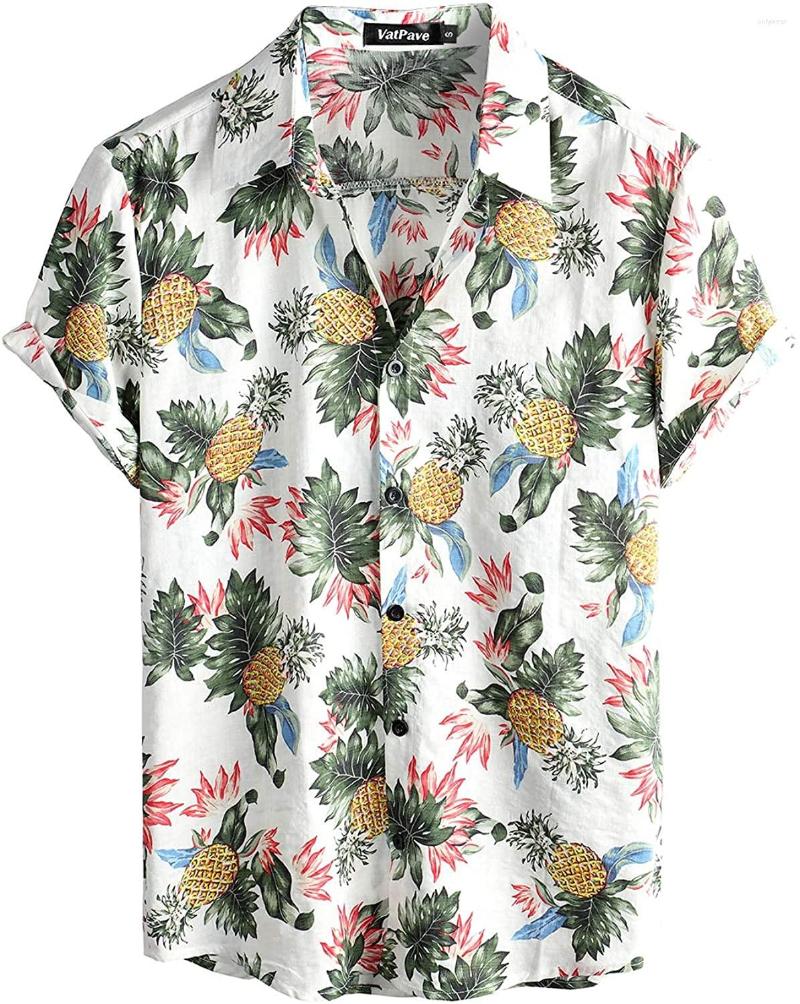 Men's Casual Shirts Summer Hawaiian Shirt 3d Vintage Style Men Women Clothing Beach Short Sleeve Blouse Fashion Men's Vocation Lapel