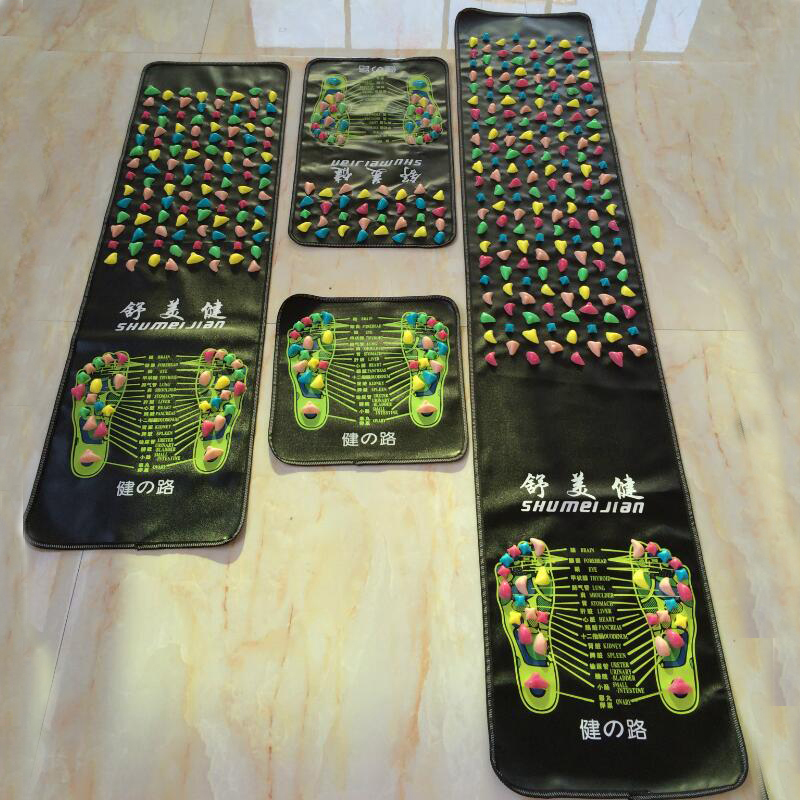 Full Body Massager Simulation Cobblestone Foot Mat Home Comfortable Cushion Gravel Road 3570120140175cm35cm 230411