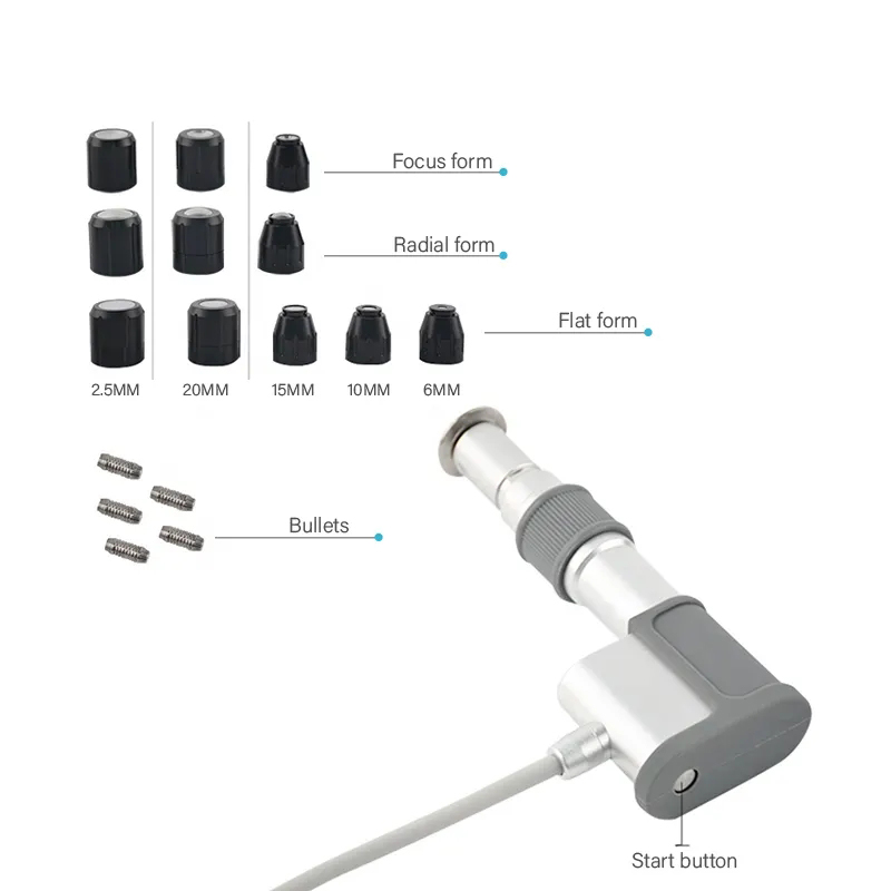 pneumatic and electromagnetic 2 in 1 high energy shockwave extracorporal therapy machine for Erectile dysfunction treatment Pain relief