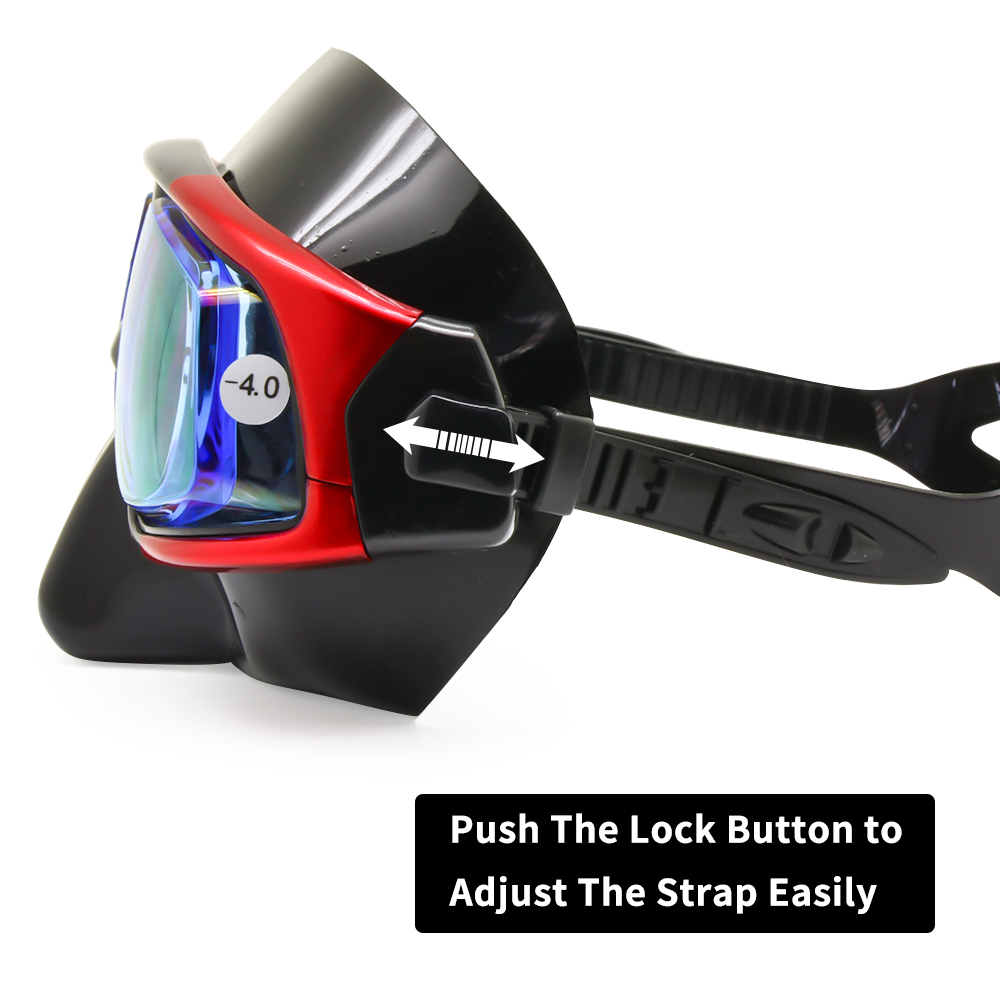 Goggles Rx Prescription Corrective Optical Diving Gear Kit Hyperopia Myopia Snorkel Set Dry Top Scuba Mask Wide Vision AntiFog UV400 230411