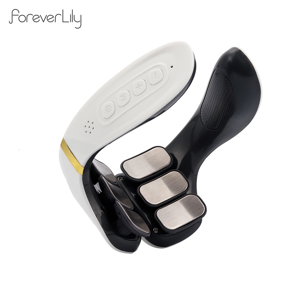 Back Massager 6-Zone Neck Massager Cervical Spine Back Muscle Relaxation Machine Relief Pain Device Six Heads Hammer Kneading Vertebra Impulse 230411