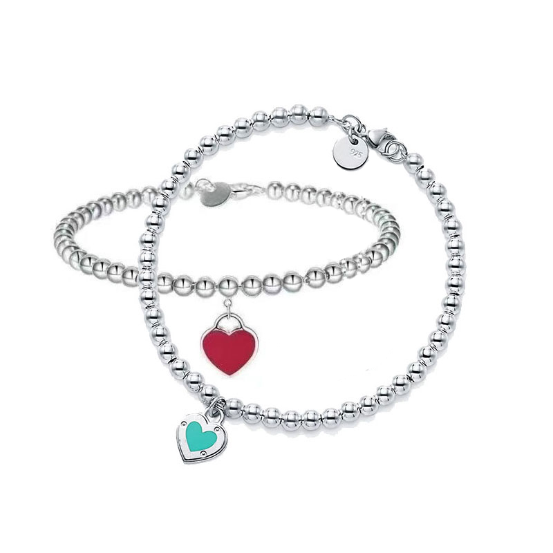 T Series 16-21cm Charm Bracelets 925 Sterling Silver Heart LOVE Pendant Beaded Bracelet For Women Fine Jewelry Wedding Valentine's Day Gift
T Series 16-21cm Charm Bracelets 925 Sterling Silver Heart LOVE Pendant Beaded Bracelet For Women Fine Jewelry Wedding Valentine's Day Gift