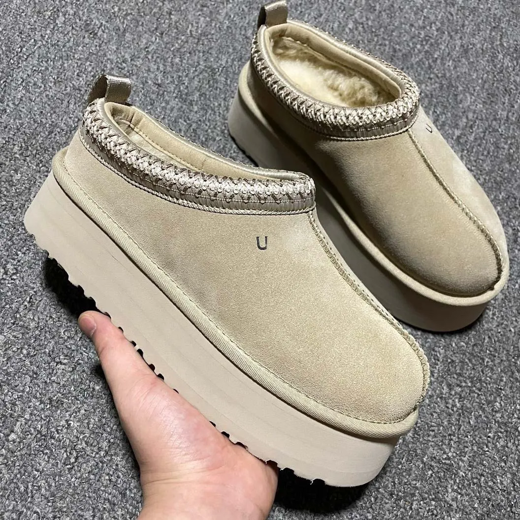 Womens Tazz Slippers Women Australia Slippesr lady boots suede chestnut Tasman Fur Slides Classic Mustard Seed Ultra Mini luxury slip-on shoe 35-44 Slides