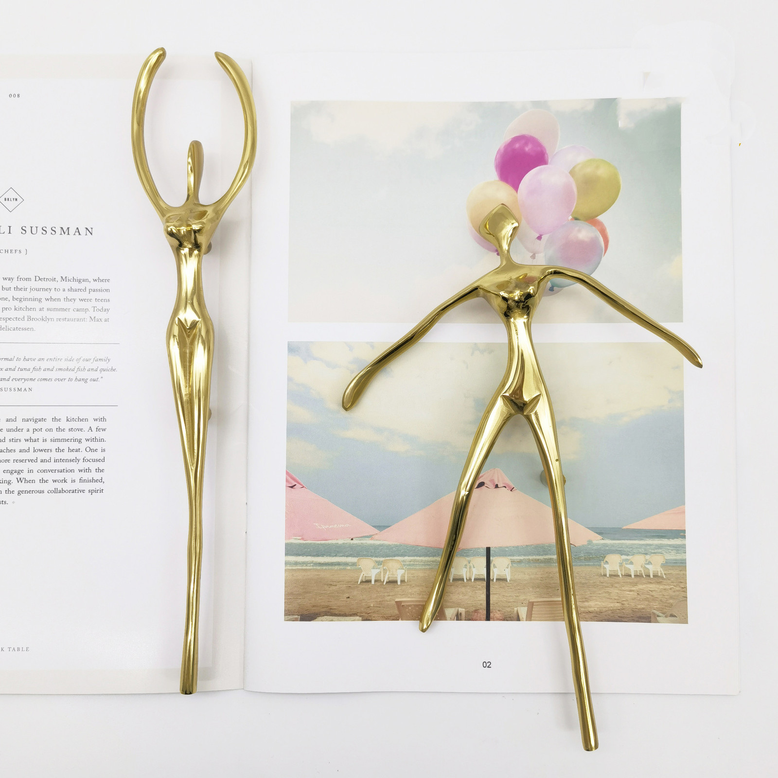 Handles Pulls Creative Ballet Dancer Solid Brass Thinker Shape Handle Wardrobe Kitchen Dresser Cabinet Door Drawer and 230410