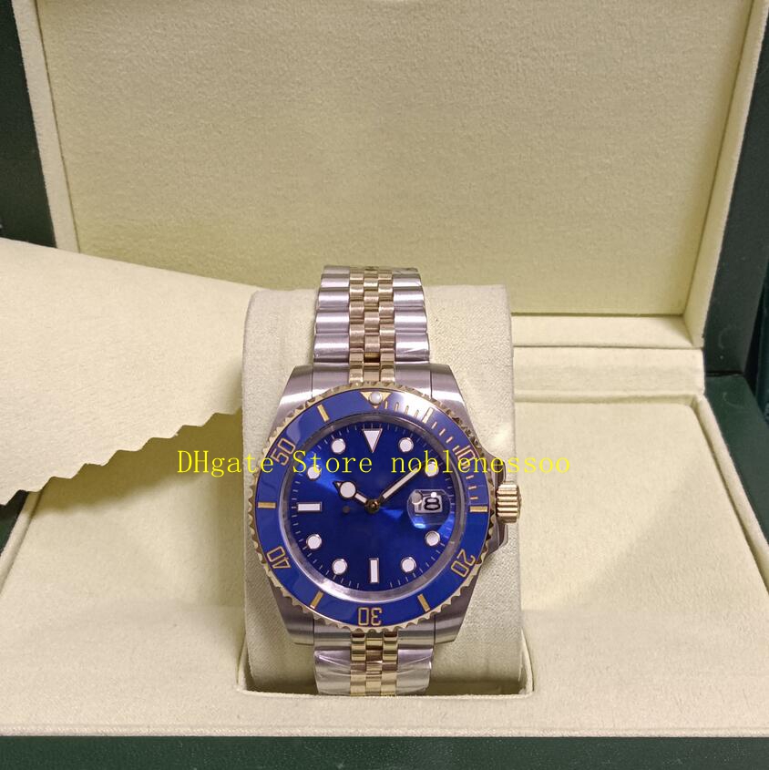 10 Style Real Photo With Box Mens Watches Men 40mm 2Tone 18K Yellow Gold Steel Blue Dial Ceramic Bezel Asia 2813 Movement Sport Mechanical Watch, 01
10 Style Real Photo With Box Mens Watches Men 40mm 2Tone 18K Yellow Gold Steel Blue Dial Ceramic Bezel Asia 2813 Movement Sport Mechanical Watch, 01