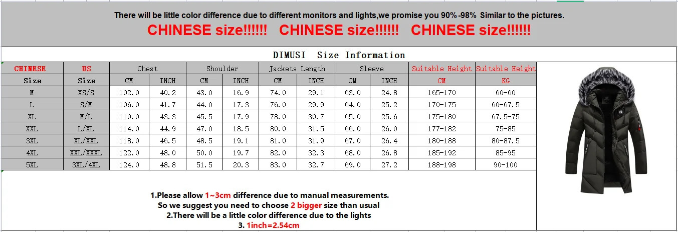 Men's Down Parkas DIMUSI Winter Men's Long Jacket Fashion Men Fur Collar Thermal Parkas Classic Coats Casual Warm Windbreaker Padded Men Clo