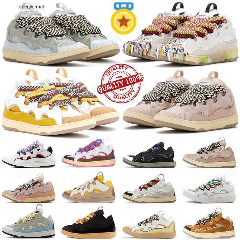 Boot Sneakers Extraordinary Lanvins Embossed Leather Curb Designer Men Women Laceup Mesh Sneaker Calfskin Shoes Rubber Nappa platform sole Shoe
Boot Sneakers Extraordinary Lanvins Embossed Leather Curb Designer Men Women Laceup Mesh Sneaker Calfskin Shoes Rubber Nappa platform sole Shoe