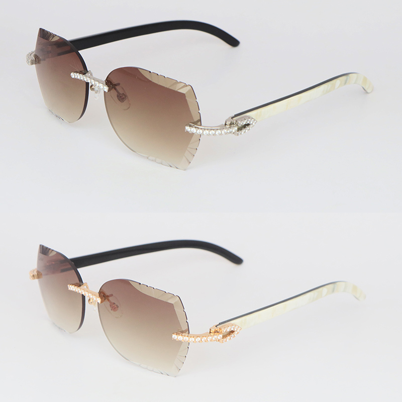 Model Moissanite Diamond Set Sunglasses for women Man Original White Inside Black BuffaloHorn Rimless for Women Sun Glasses Male Female Glasses Luxury Sunglasses
Model Moissanite Diamond Set Sunglasses for women Man Original White Inside Black BuffaloHorn Rimless for Women Sun Glasses Male Female Glasses Luxury Sunglasses