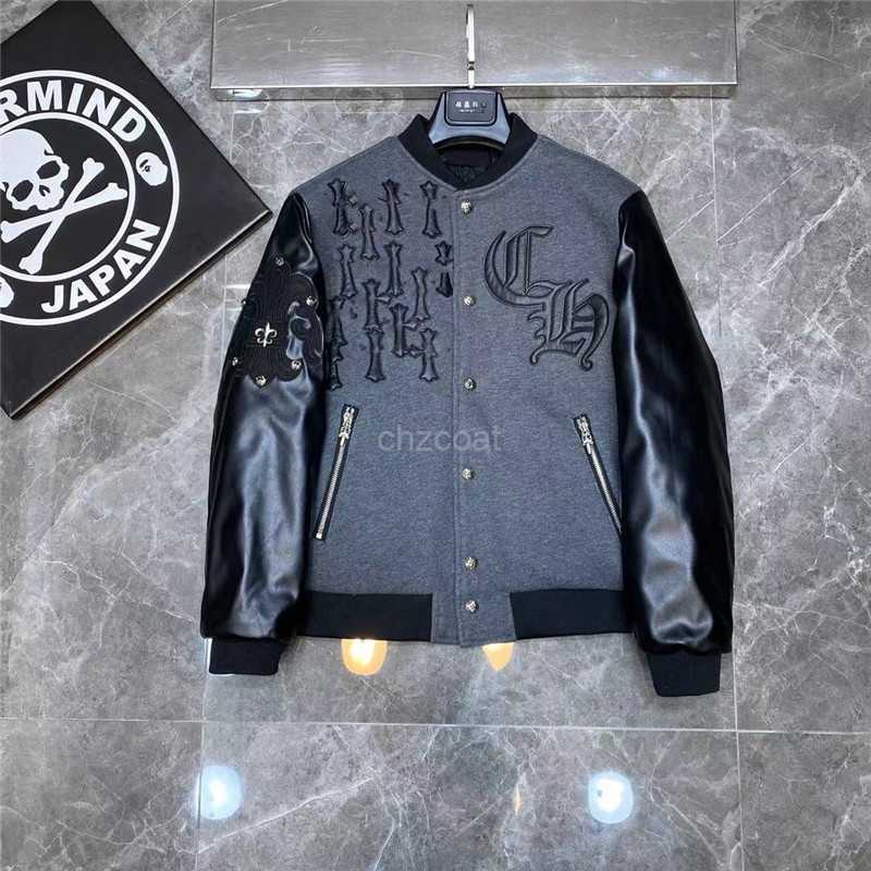 Coat sleeves Flocking Leather Baseball Uniform Luxury Jacket Rhudes Single Breasted Warm Jackets Couples Women Men Varsity Coats Men's Designer Clo 9ELX, Black
Coat sleeves Flocking Leather Baseball Uniform Luxury Jacket Rhudes Single Breasted Warm Jackets Couples Women Men Varsity Coats Men's Designer Clo 9ELX, Black
