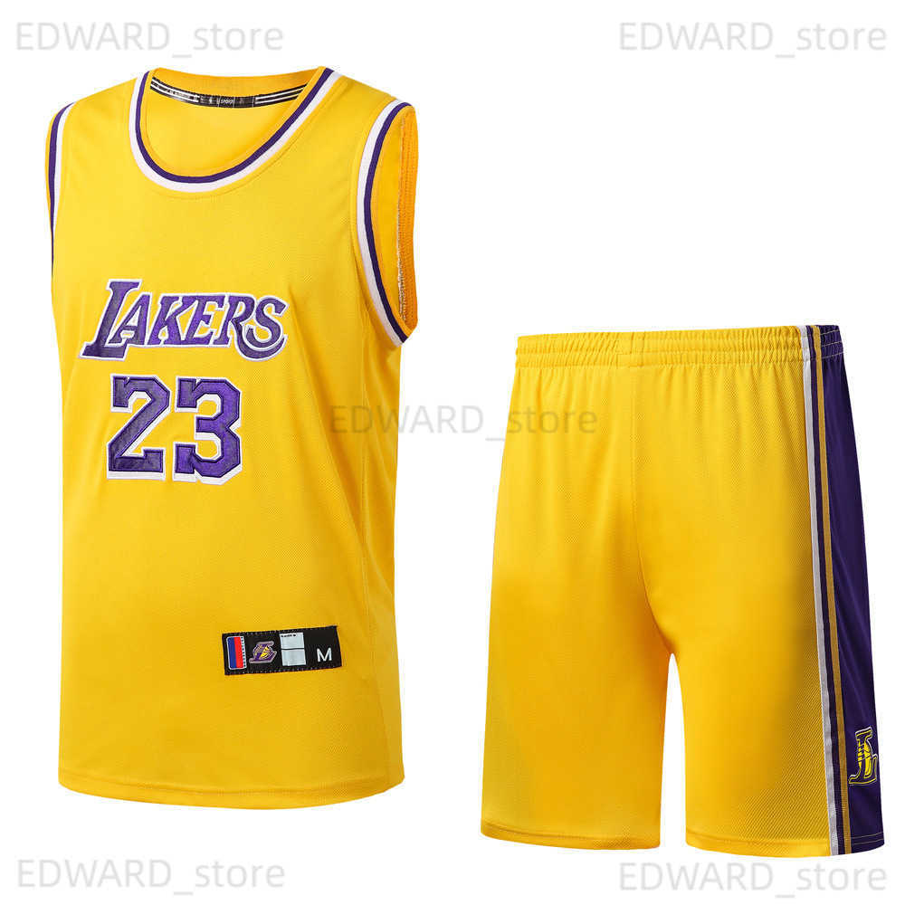 Men's Tracksuits Lakers 23 James Jersey Men's Crew Neck Basketball Jersey Embroidery Set White Purple T230411, James purple
Men's Tracksuits Lakers 23 James Jersey Men's Crew Neck Basketball Jersey Embroidery Set White Purple T230411, James purple