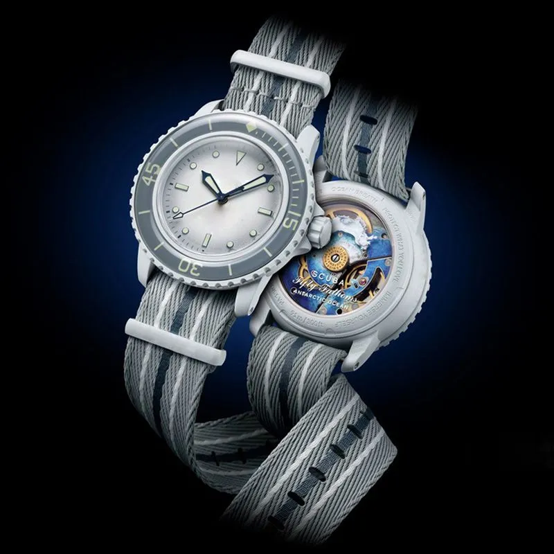 147 Ocean Watch Mens Watch Bioceramic Automatic quartz Watch High Quality Full Function Pacific Ocean Antarctic Ocean Indian Designer Movement Watches