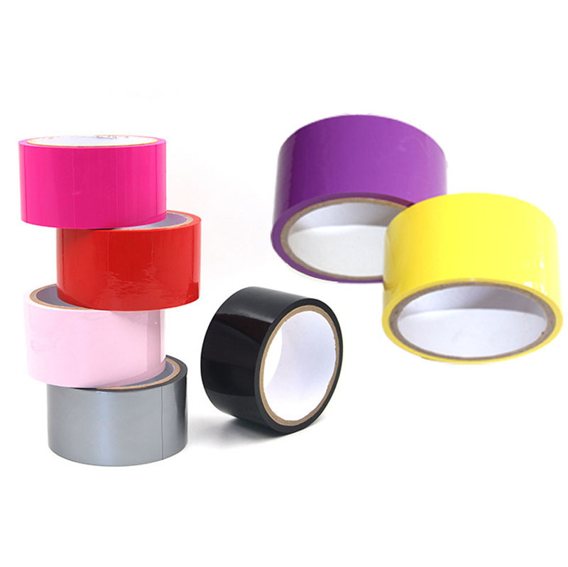Adult Toys 20Meter Fantasy Antistick Bondage Tape Slave PVC Restraints Kit Role Play Fun Games Erotic For Couples 230411